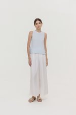 MARLOW SIDE TIE LINEN TOP