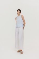 MARLOW SIDE TIE LINEN TOP