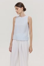 MARLOW SIDE TIE LINEN TOP