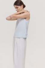 MARLOW SIDE TIE LINEN TOP