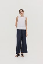 MARLOW SIDE TIE LINEN TOP