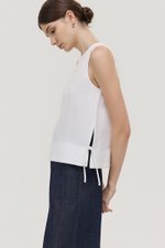 MARLOW SIDE TIE LINEN TOP