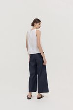 MARLOW SIDE TIE LINEN TOP