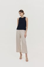 MARLOW SIDE TIE LINEN TOP