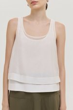 ASTA SHEER DOUBLE LAYERED TOP
