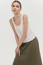 ASTA SHEER DOUBLE LAYERED TOP