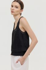 ASTA SHEER DOUBLE LAYERED TOP