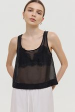ASTA SHEER DOUBLE LAYERED TOP