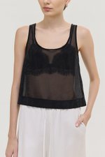 ASTA SHEER DOUBLE LAYERED TOP