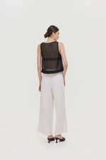 ASTA SHEER DOUBLE LAYERED TOP