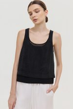 ASTA SHEER DOUBLE LAYERED TOP
