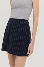 KYRA STRIPE LINEN SKORTS