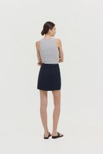 KYRA STRIPE LINEN SKORTS