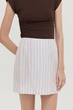KYRA STRIPE LINEN SKORTS
