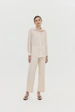 ZELDA OVERSIZED STRIPED POCKET SHIRT