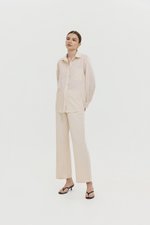 ZELDA OVERSIZED STRIPED POCKET SHIRT