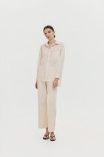 ZELDA OVERSIZED STRIPED POCKET SHIRT