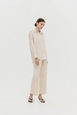 ZELDA OVERSIZED STRIPED POCKET SHIRT