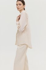 ZELDA OVERSIZED STRIPED POCKET SHIRT