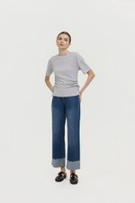 IZZY SIDE RUCHED TEE