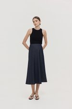 JUSTINA DENIM BIAS SKIRT