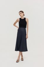 JUSTINA DENIM BIAS SKIRT