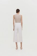 RYLAND HIGHWAIST CROPPED WIDE LEG CULOTTES