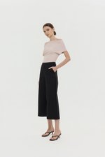 RYLAND HIGHWAIST CROPPED WIDE LEG CULOTTES