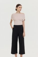 RYLAND HIGHWAIST CROPPED WIDE LEG CULOTTES