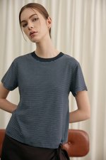 HANES STRIPED COTTON TEE