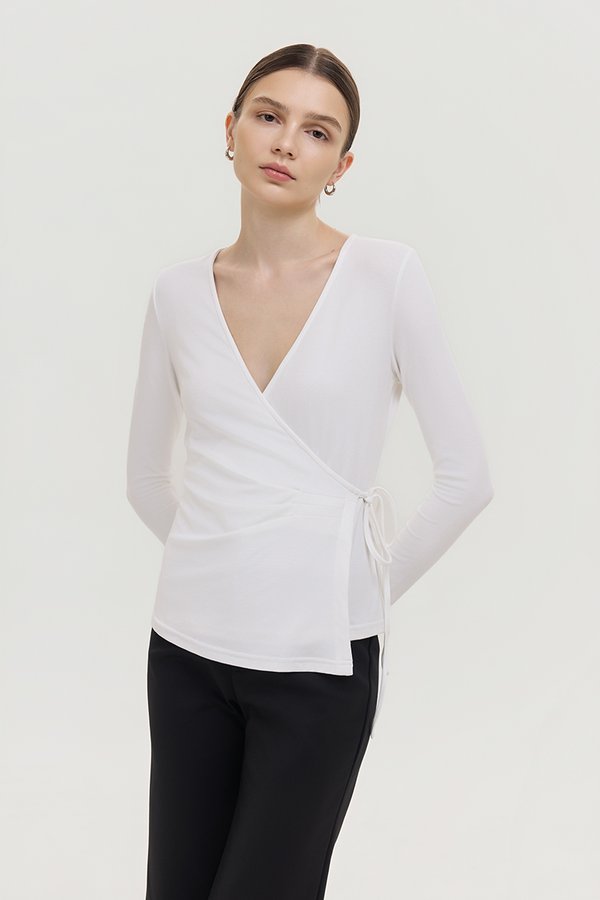 NESSA TIE WRAP TOP
