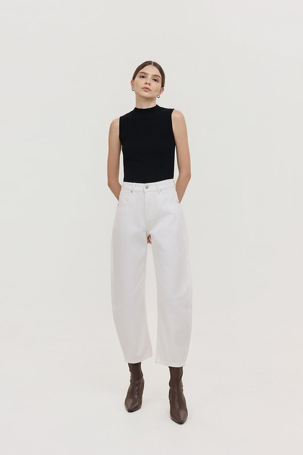 REN MID RISE BARREL JEANS