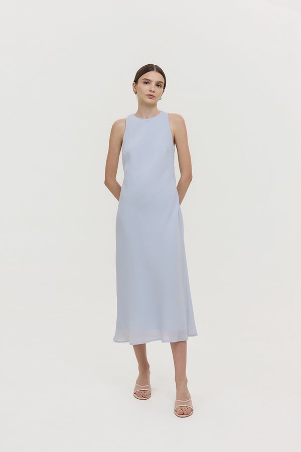 ODESSA BIAS CUT MIDI DRESS