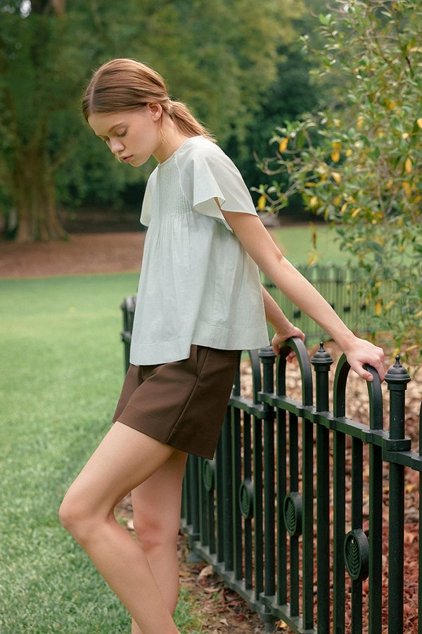 LYON HIGH WAISTED TAILORED SHORTS