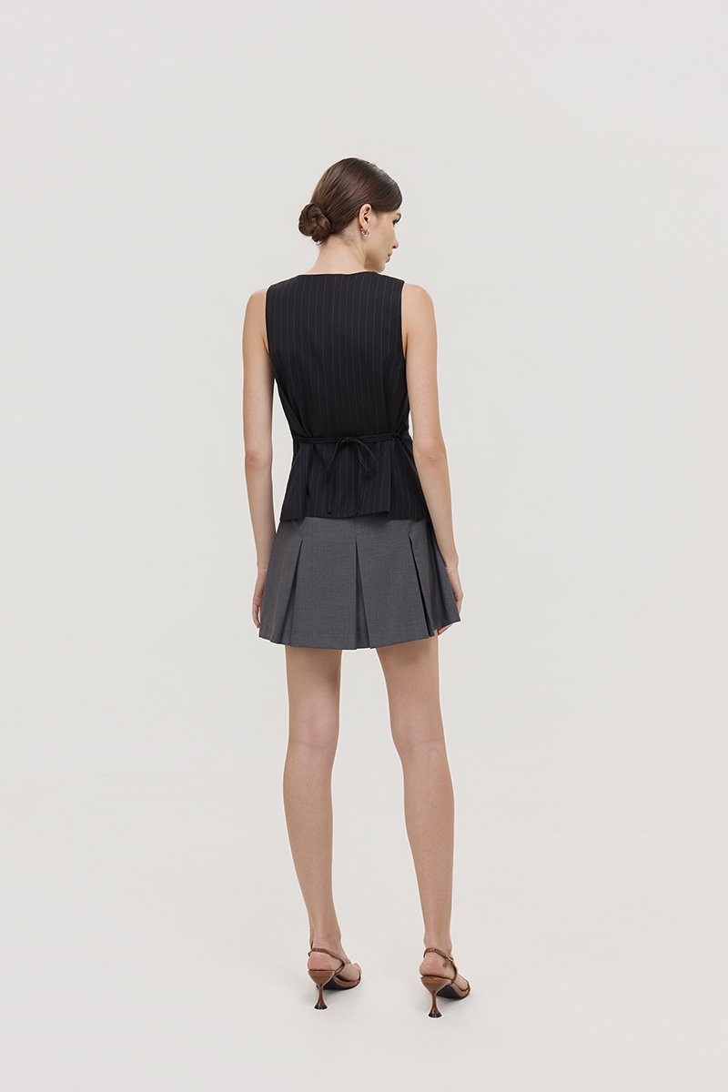 BENITA PIN STRIPED VEST TOP