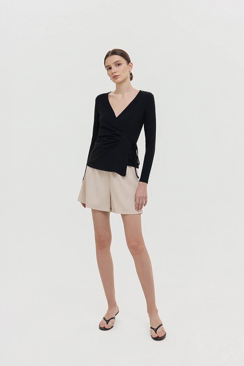 NESSA TIE WRAP TOP