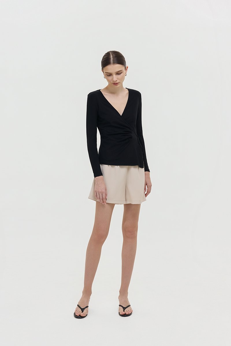 NESSA TIE WRAP TOP