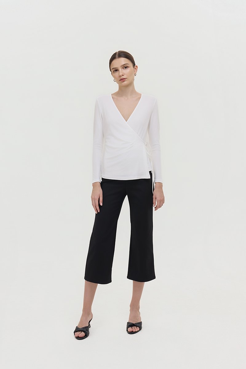NESSA TIE WRAP TOP