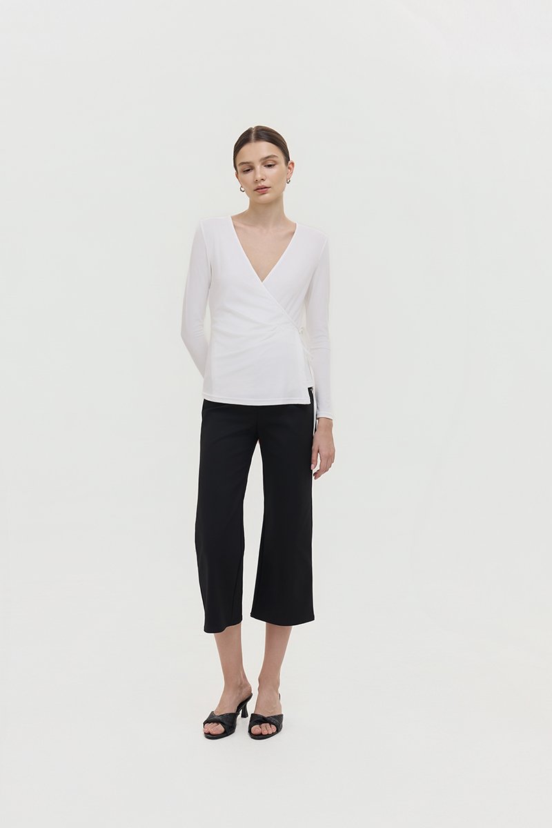 NESSA TIE WRAP TOP