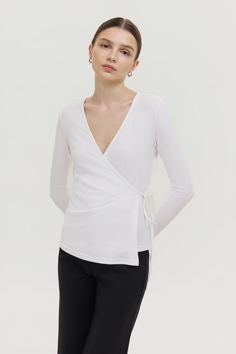 NESSA TIE WRAP TOP