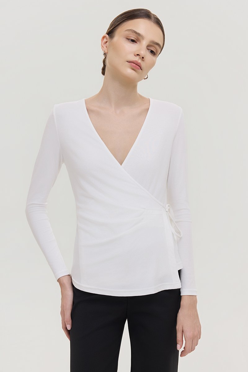 NESSA TIE WRAP TOP
