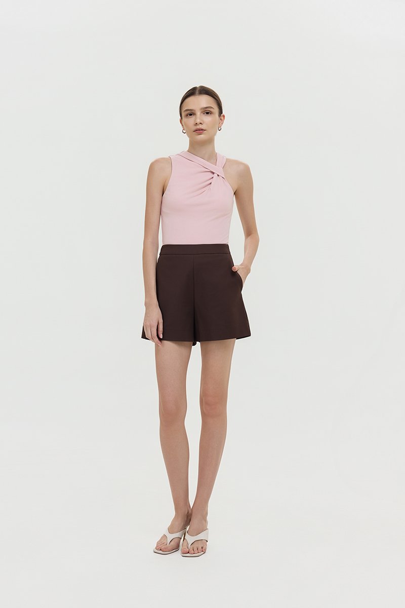 LYON HIGH WAISTED TAILORED SHORTS