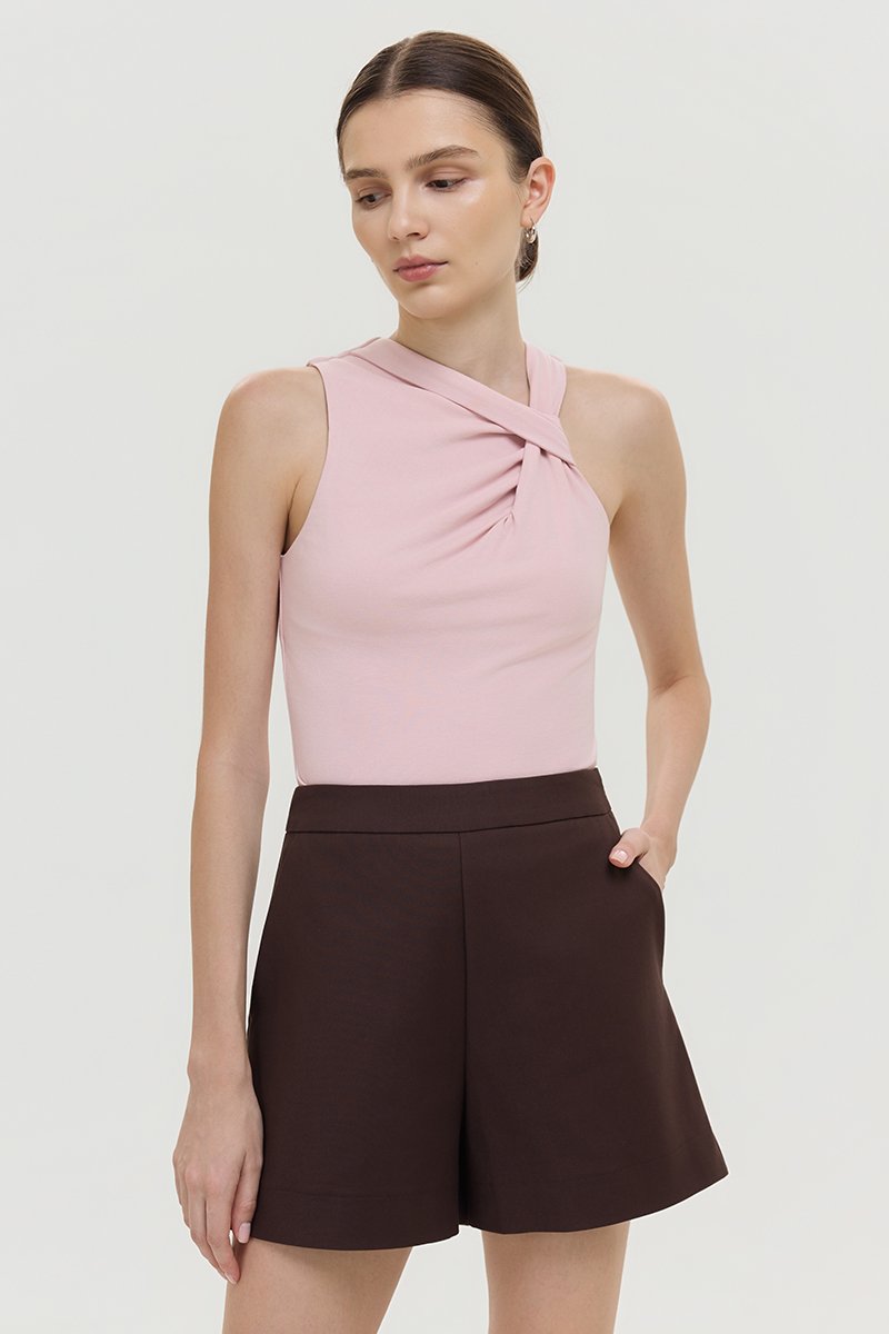 LYON HIGH WAISTED TAILORED SHORTS