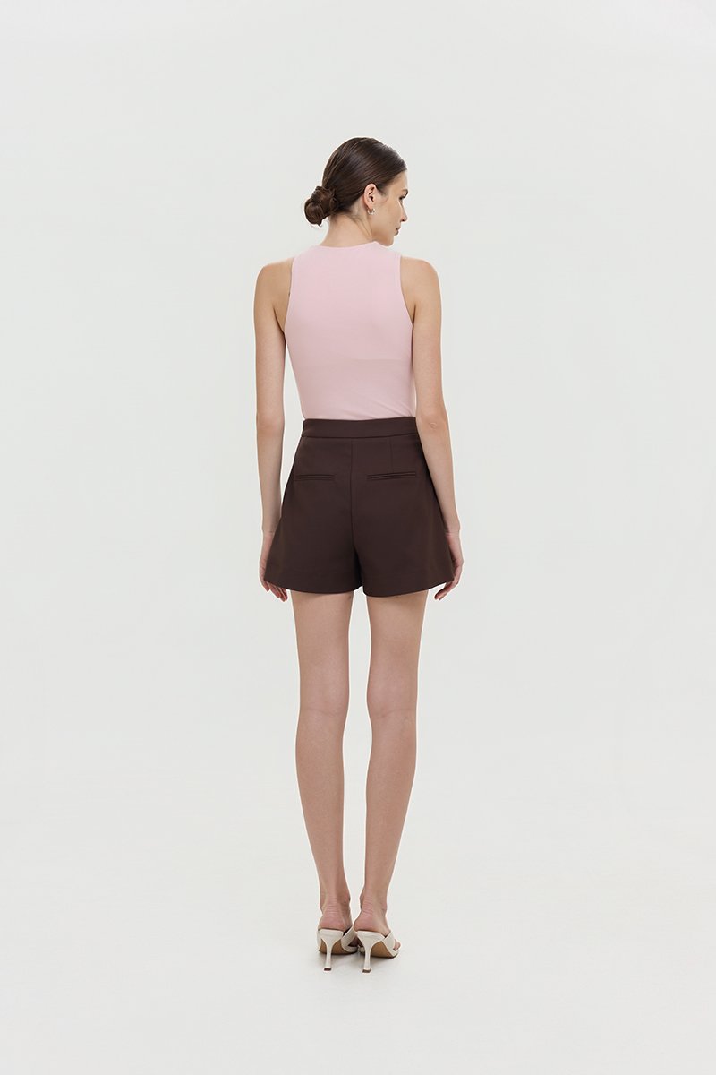 LYON HIGH WAISTED TAILORED SHORTS