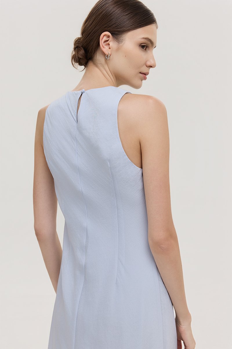 ODESSA BIAS CUT MIDI DRESS