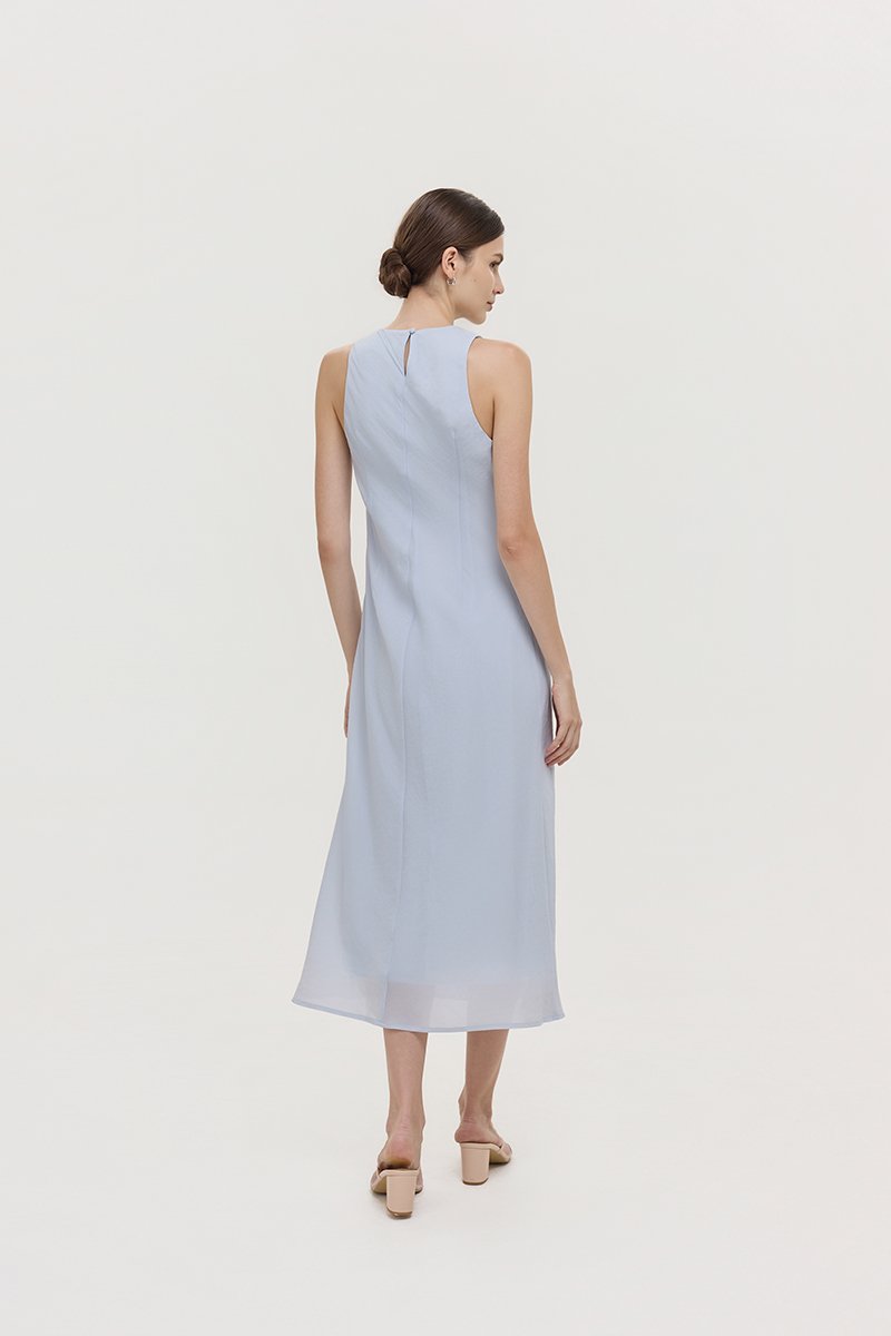 ODESSA BIAS CUT MIDI DRESS