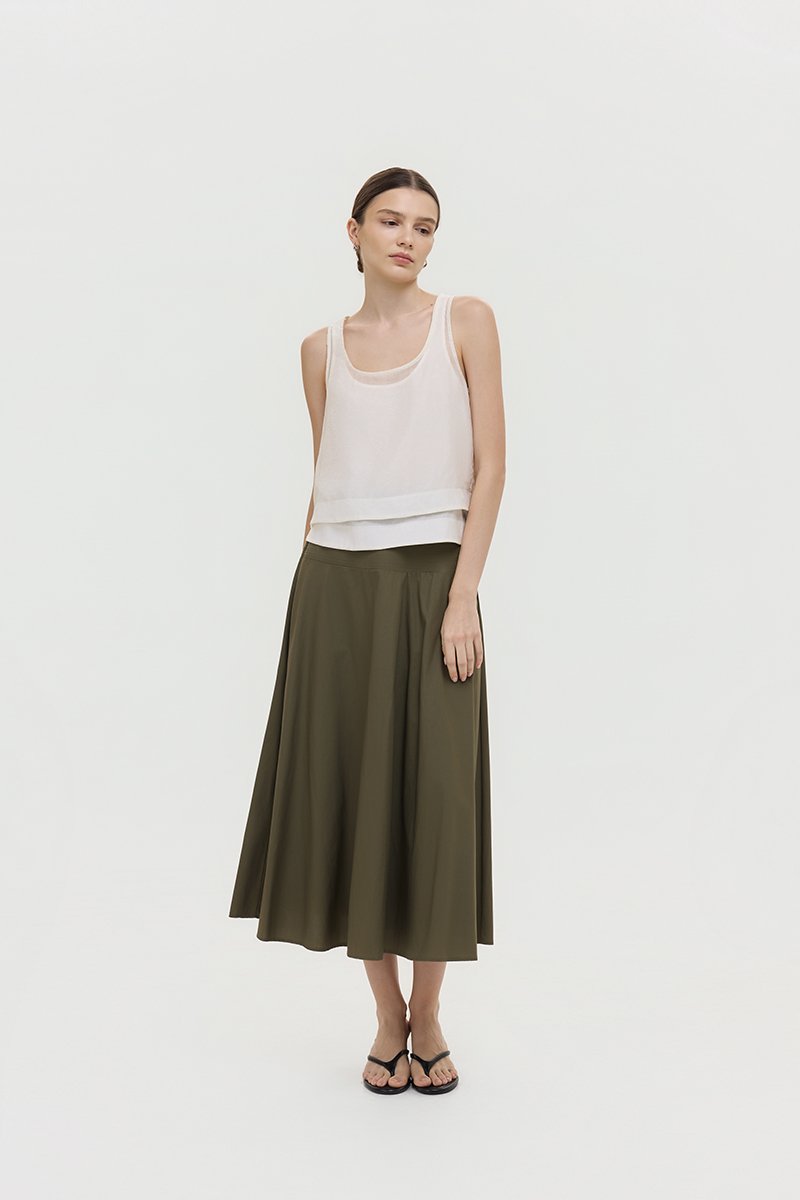 ASTA SHEER DOUBLE LAYERED TOP