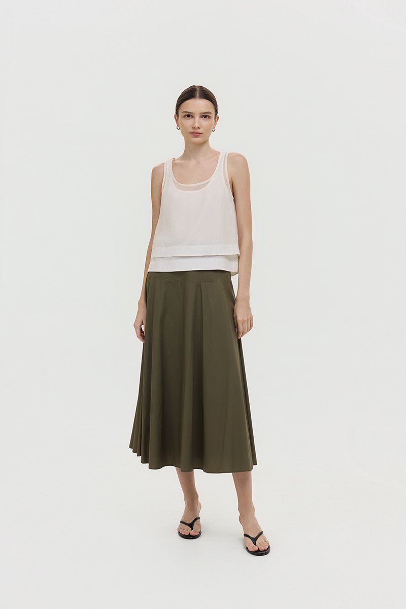 ASTA SHEER DOUBLE LAYERED TOP