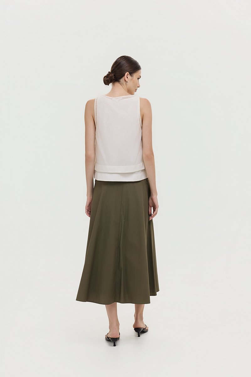 ASTA SHEER DOUBLE LAYERED TOP
