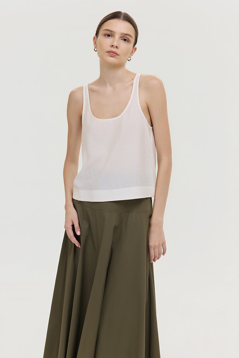 ASTA SHEER DOUBLE LAYERED TOP